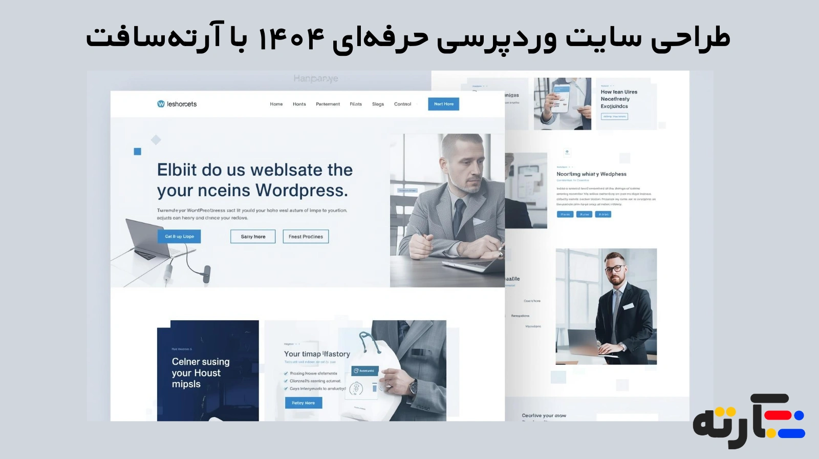طراحی سایت وردپرسی حرفه ای ۱۴۰۴